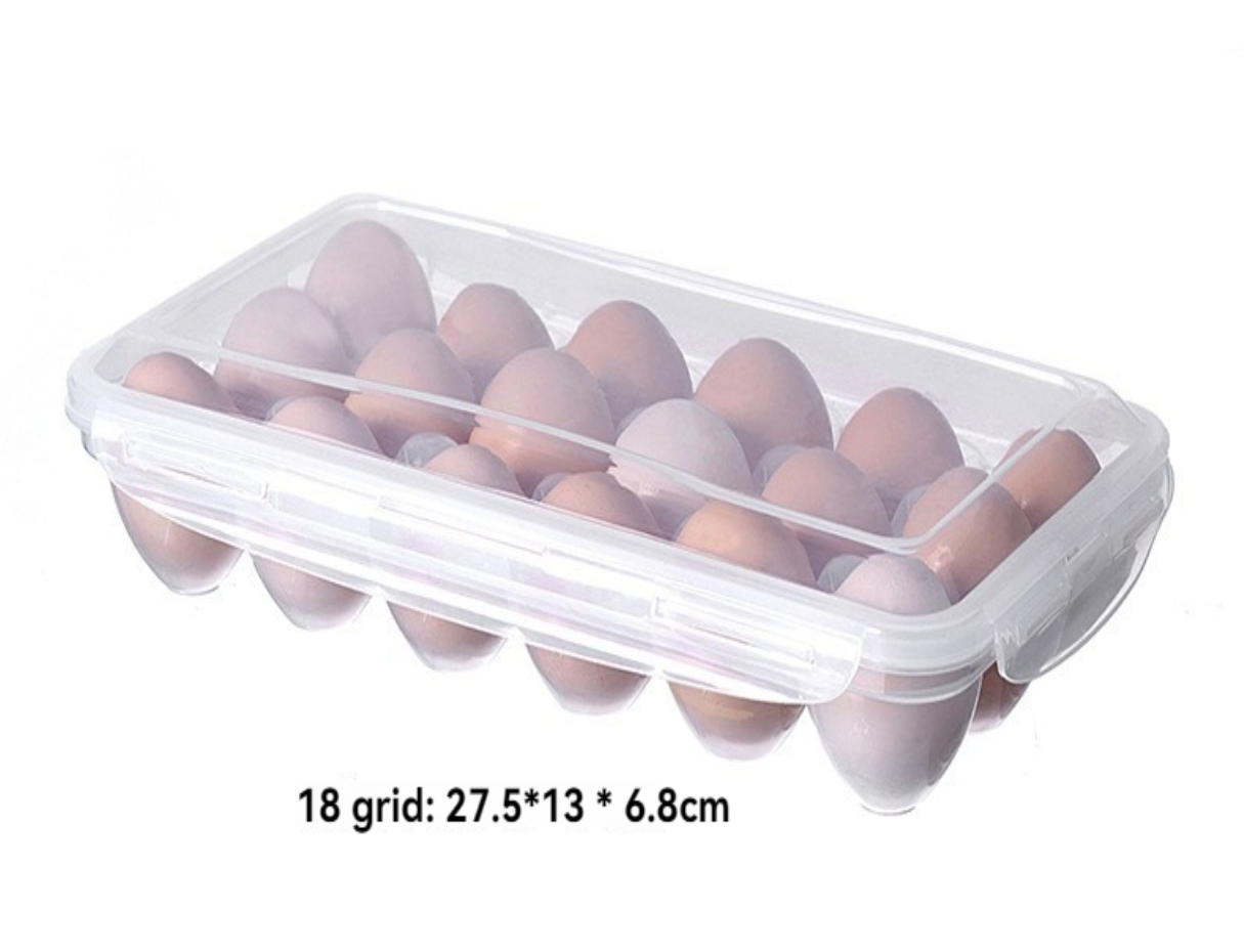 Boite à œufs | Hermétique 15 Compartiments Transparente