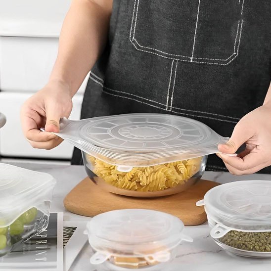 Couvercle en silicone | ÉcoFlex - Rangement cuisine