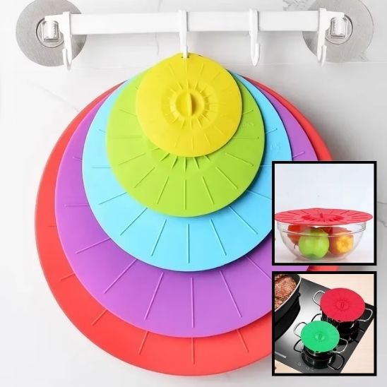 Couvercle Silicone Extensible | EcoSeal - Rangement cuisine