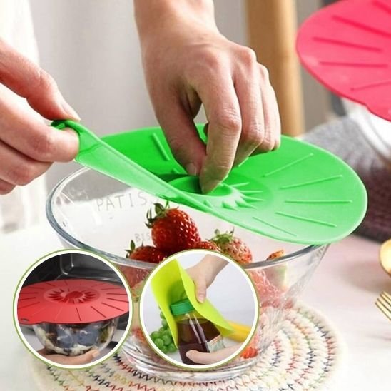 Couvercle Silicone Extensible | EcoSeal - Rangement cuisine