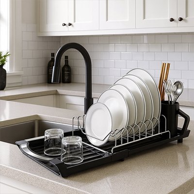 Égouttoir Vaisselle | Compact Design - Rangement cuisine