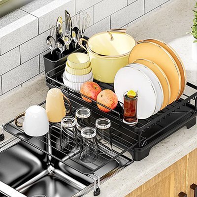 Égouttoir Vaisselle Double Niveau | OrganizeHome - Rangement cuisine