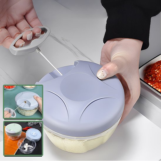 Hachoir Manuel Compact | QuickChop - Rangement cuisine