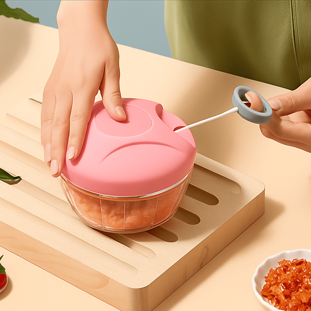 Hachoir Manuel Compact | QuickChop - Rangement cuisine