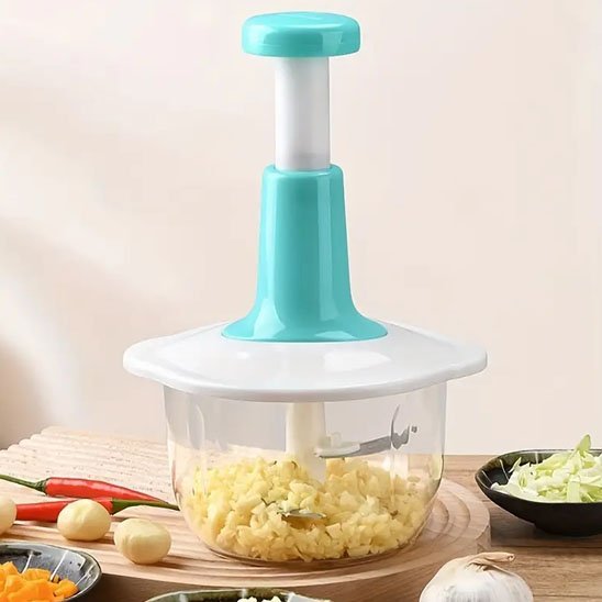 Hachoir Manuel Turquoise | ÉcoPress - Rangement cuisine