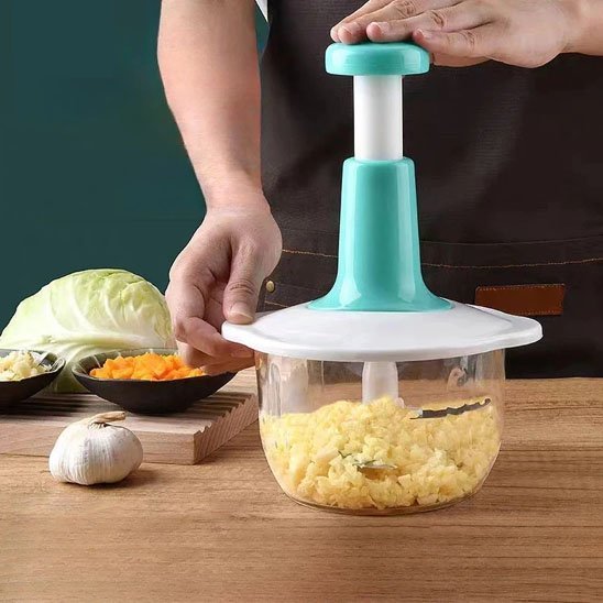 Hachoir Manuel Turquoise | ÉcoPress - Rangement cuisine