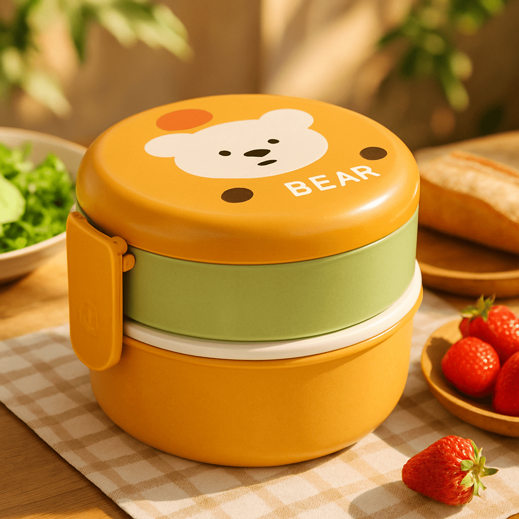 Lunch box enfant | Compartiments Animaux - Rangement cuisine
