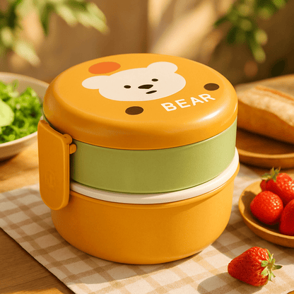 Lunch box enfant | Compartiments Animaux - Rangement cuisine