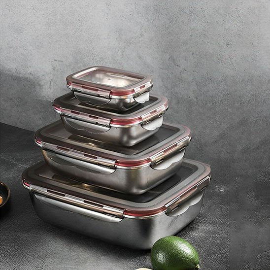 Lunch Box Inox Hermétique | EcoNomad - Rangement cuisine