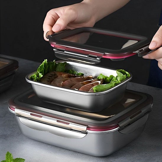 Lunch Box Inox Hermétique | EcoNomad - Rangement cuisine
