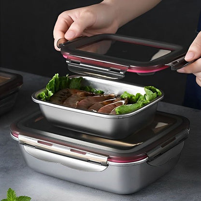Lunch Box Inox Hermétique | EcoNomad - Rangement cuisine