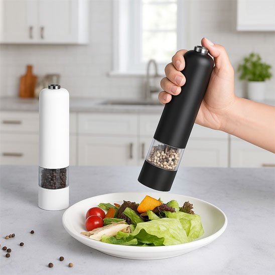 Moulin à poivre électrique | Premium One - Touch - Rangement cuisine