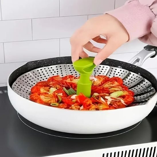 Panier Vapeur | Extensible Inox - Rangement cuisine