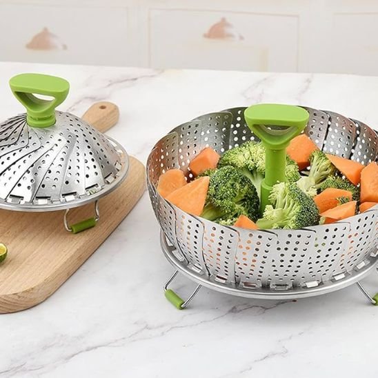 Panier Vapeur | Extensible Inox - Rangement cuisine
