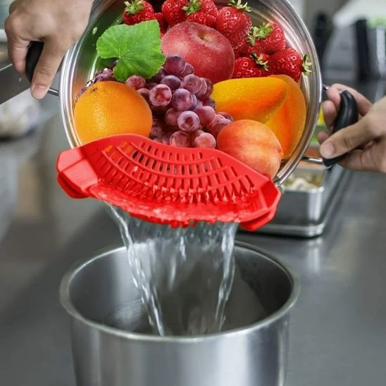 Passoire Pliable | SiliEasy - Rangement cuisine